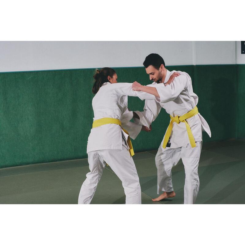 Kimono adulto judo 100 bianco