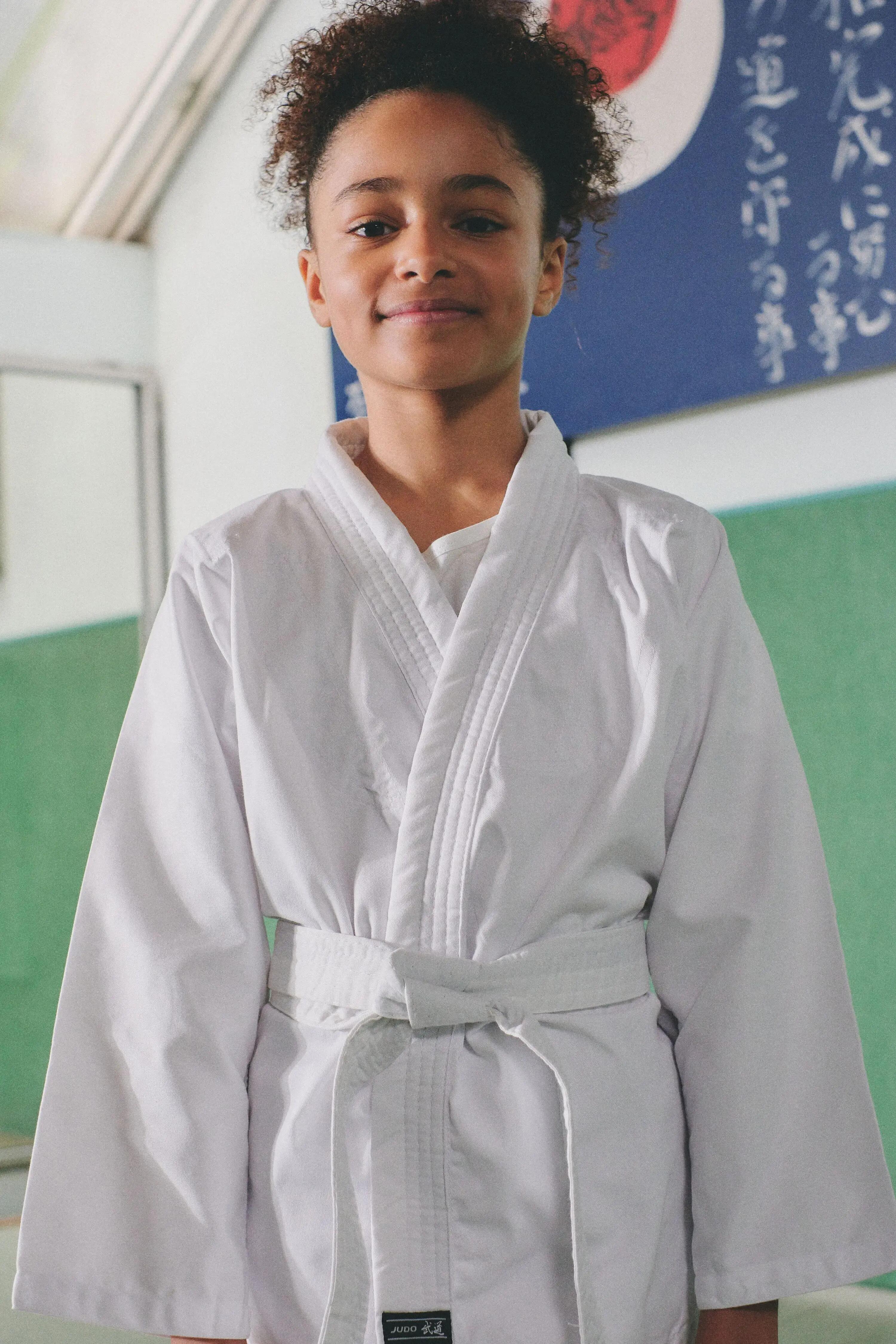 Kimono de judo nivel începător Alb Copii 33/43