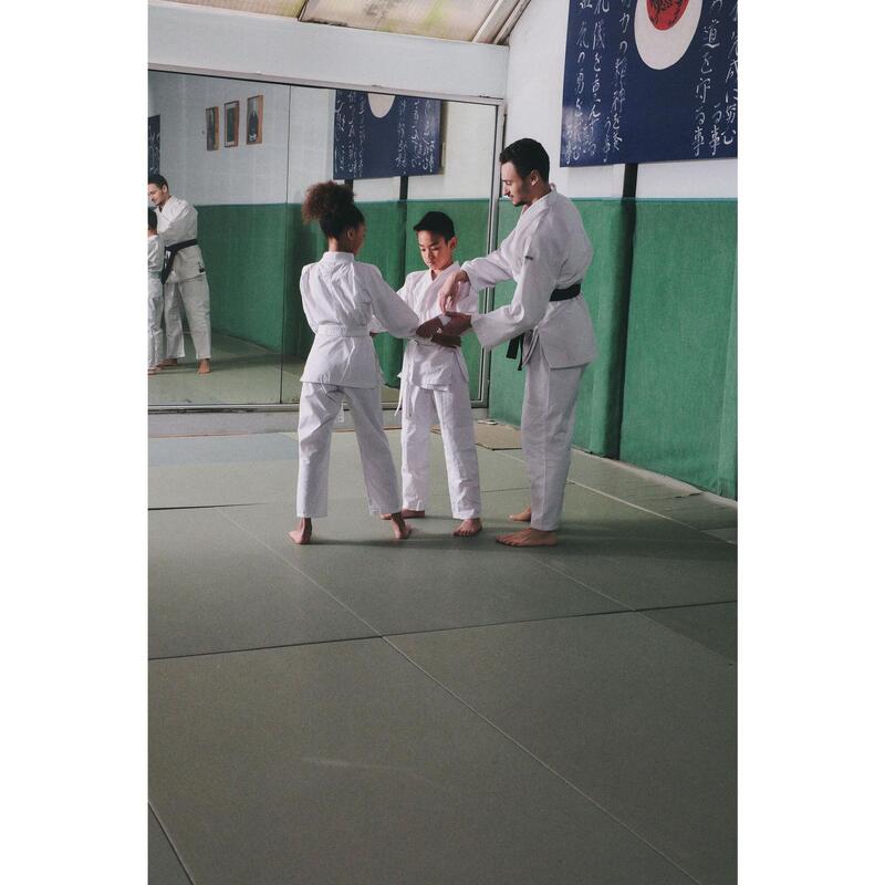 Judogi kimono judo niños Outshock 100 blanco