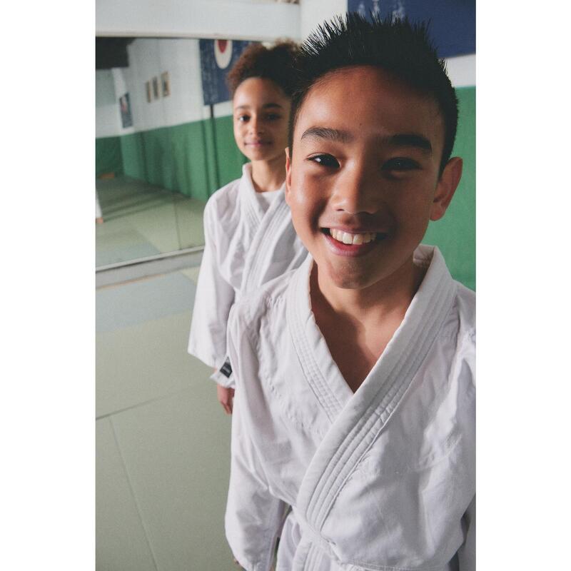 Judogi kimono judo niños Outshock 100 blanco