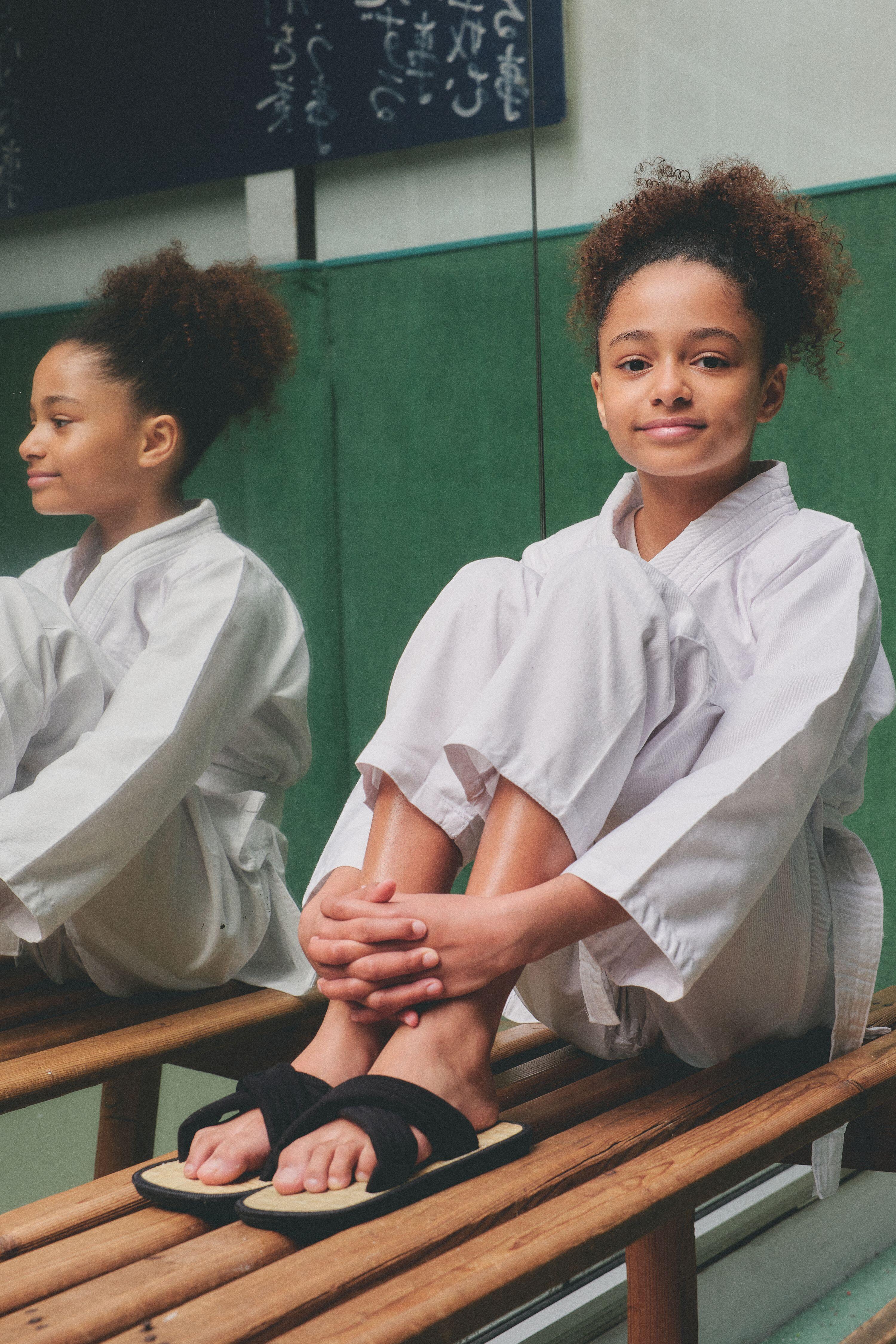 Gebraucht - Judoanzug für Einsteiger Kinder – weiß  9/11