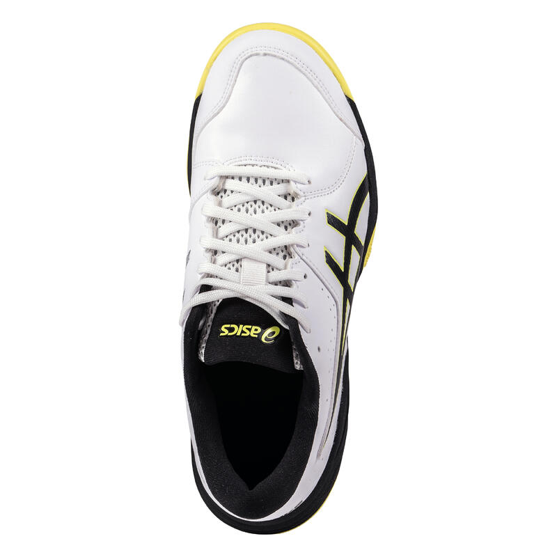 Chaussures de hockey adolescent intensité forte Gel Peak blanc jaune