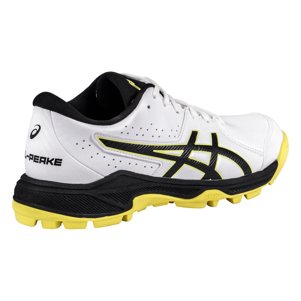 Kids' High-Intensity Field Hockey Shoes Gel Peak - White/Yellow