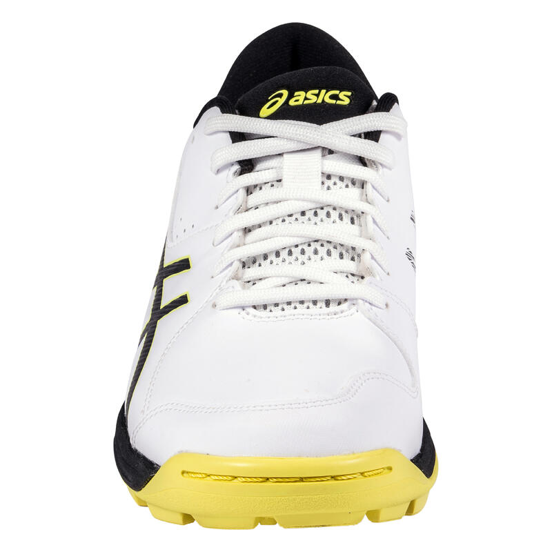 Chaussures de hockey adolescent intensité forte Gel Peak blanc jaune