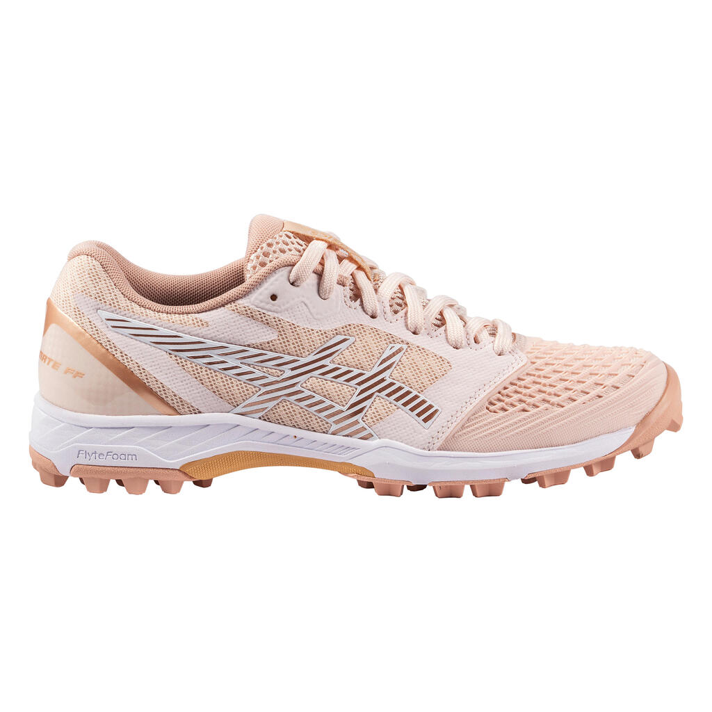 Women's High-Intensity Field Hockey Shoes Ultimate FF - Salmon