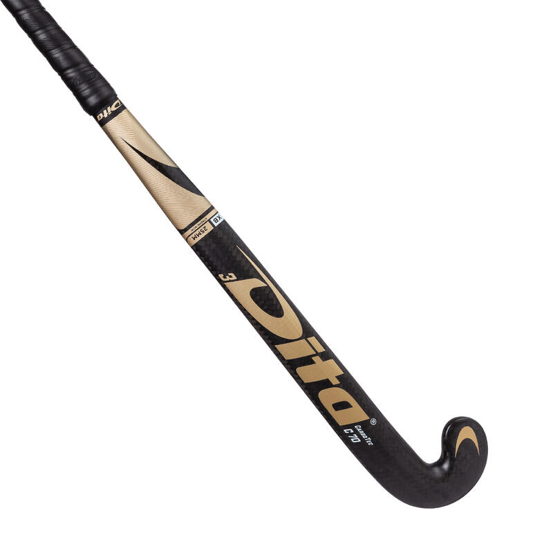 Hockeystick voor tieners experts 70% carbon extra low bow Carbotec C70