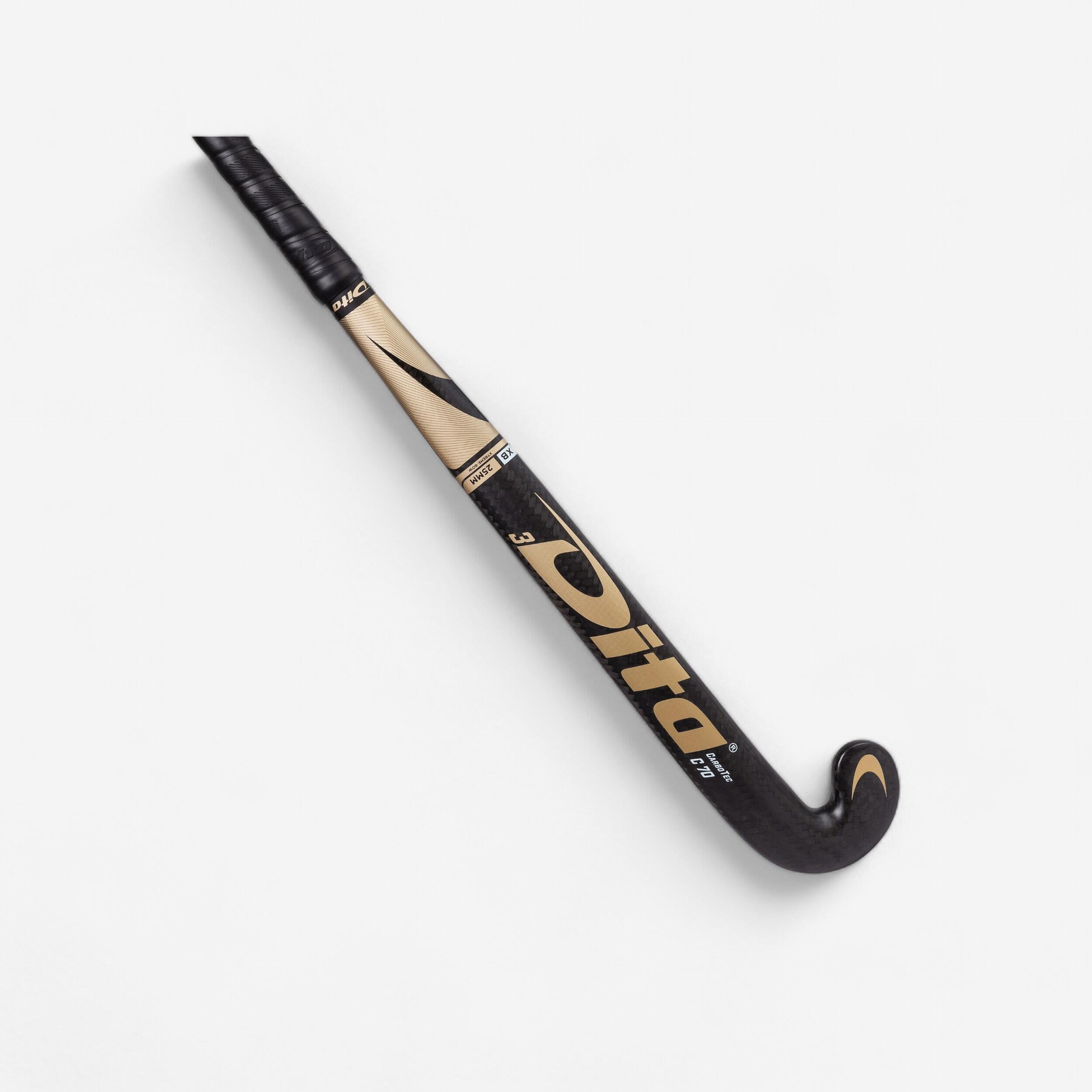 Stick de Hóquei em Campo Nível Experiente 70 % Carbono Extra Low Bow Carbotec C70