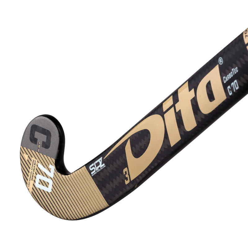 Stick de hockey ado expert 70% carbone extra low bow Carbotec C70