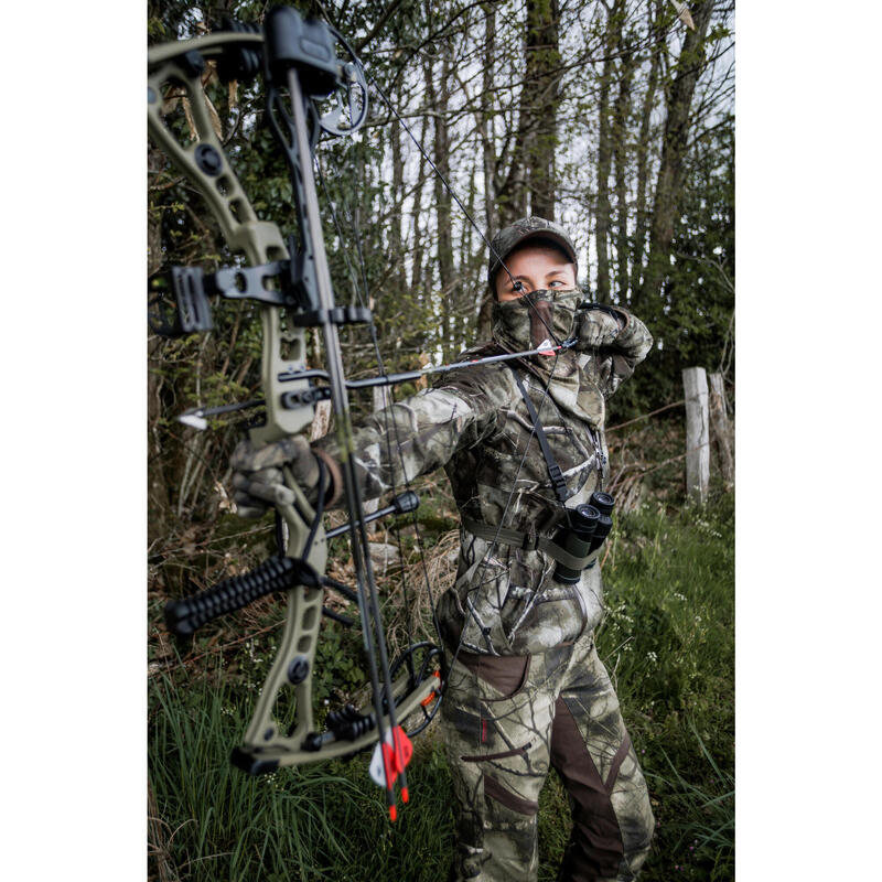 Spodnie outdoor Solognac 500 camo damskie