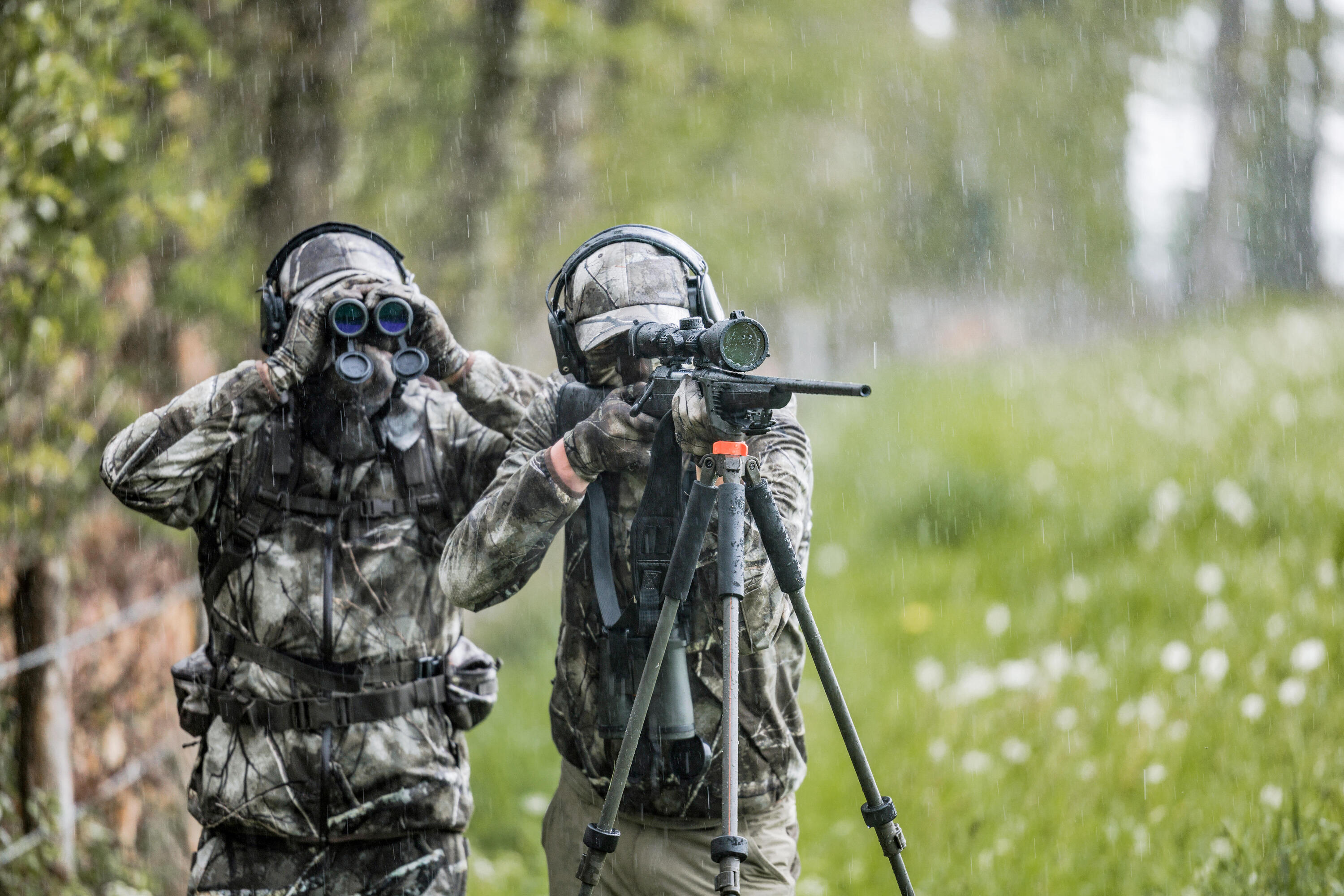 Jumelles chasse kaki étanches 900 10x42 16/18