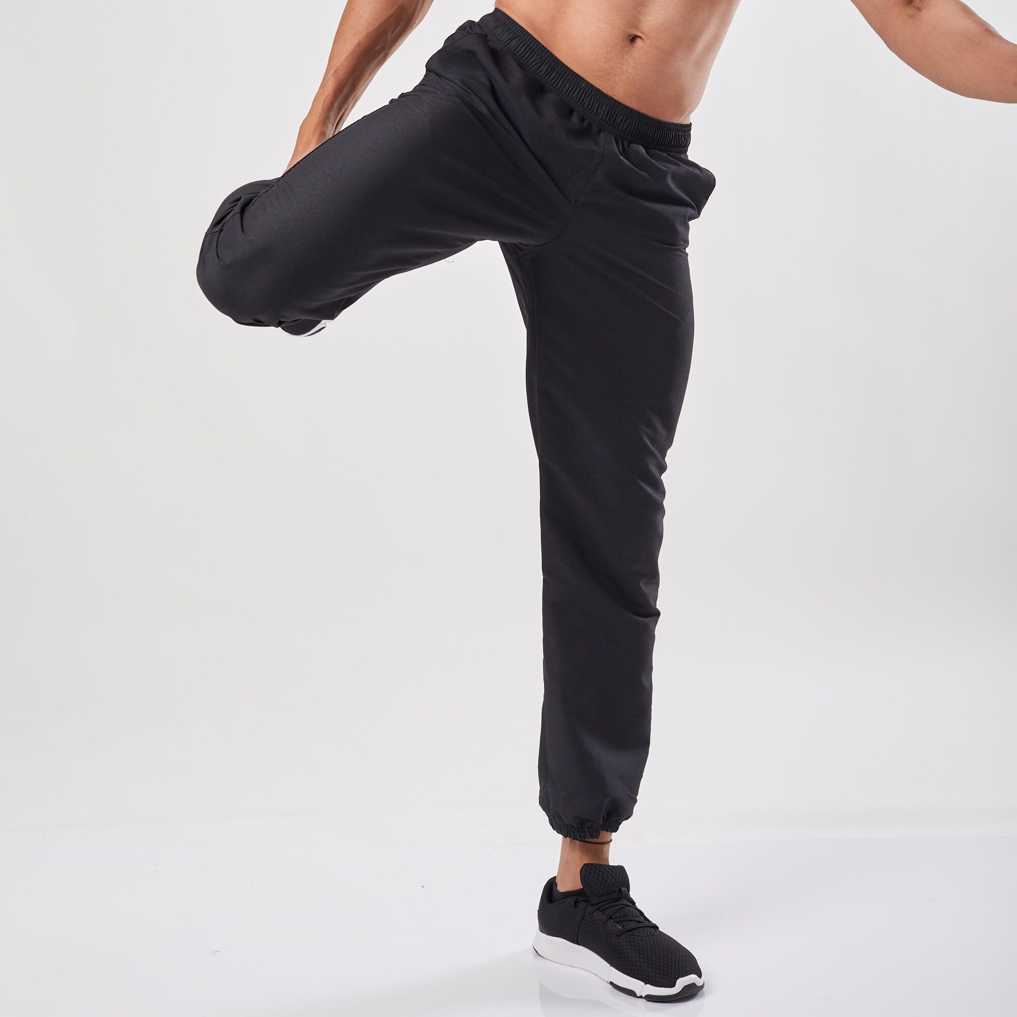 FPA100 Fitness Cardio Tracksuit Bottoms - Black 4/10