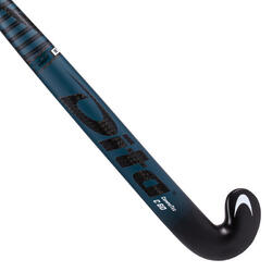 Hockeystick voor gevorderde volwassenen low bow 60% carbon CompoTec C60 donkerturquoise