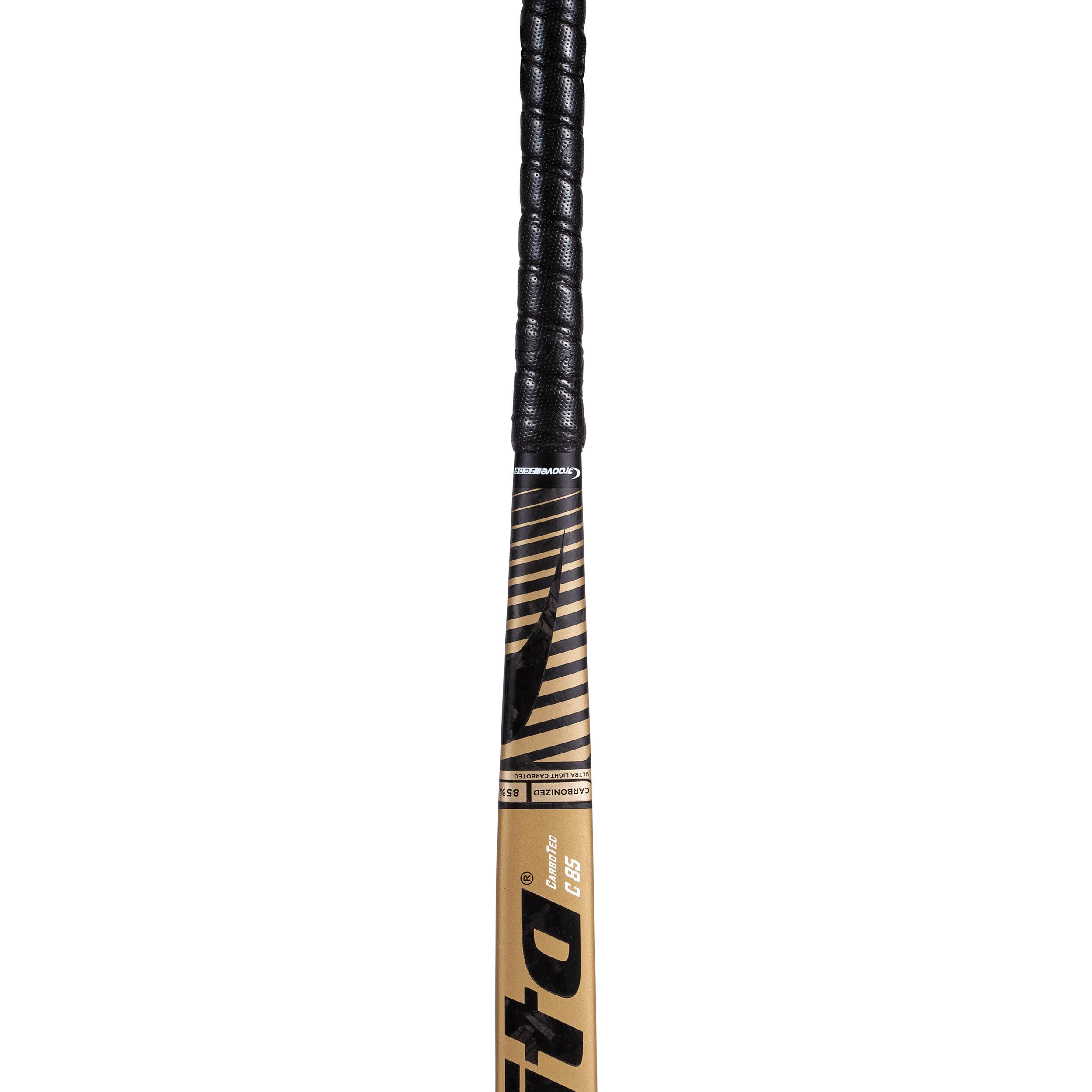 Damen/Herren Feldhockeyschläger Experten Mid Bow 85 % Carbon - CompoTecC85 schwarz/gold  9/9