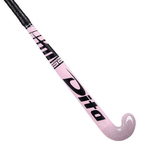 
      Kinder/Jugendliche Feldhockeyschläger 20 % Carbon Midbow - Fibertec C20 rosa 
  