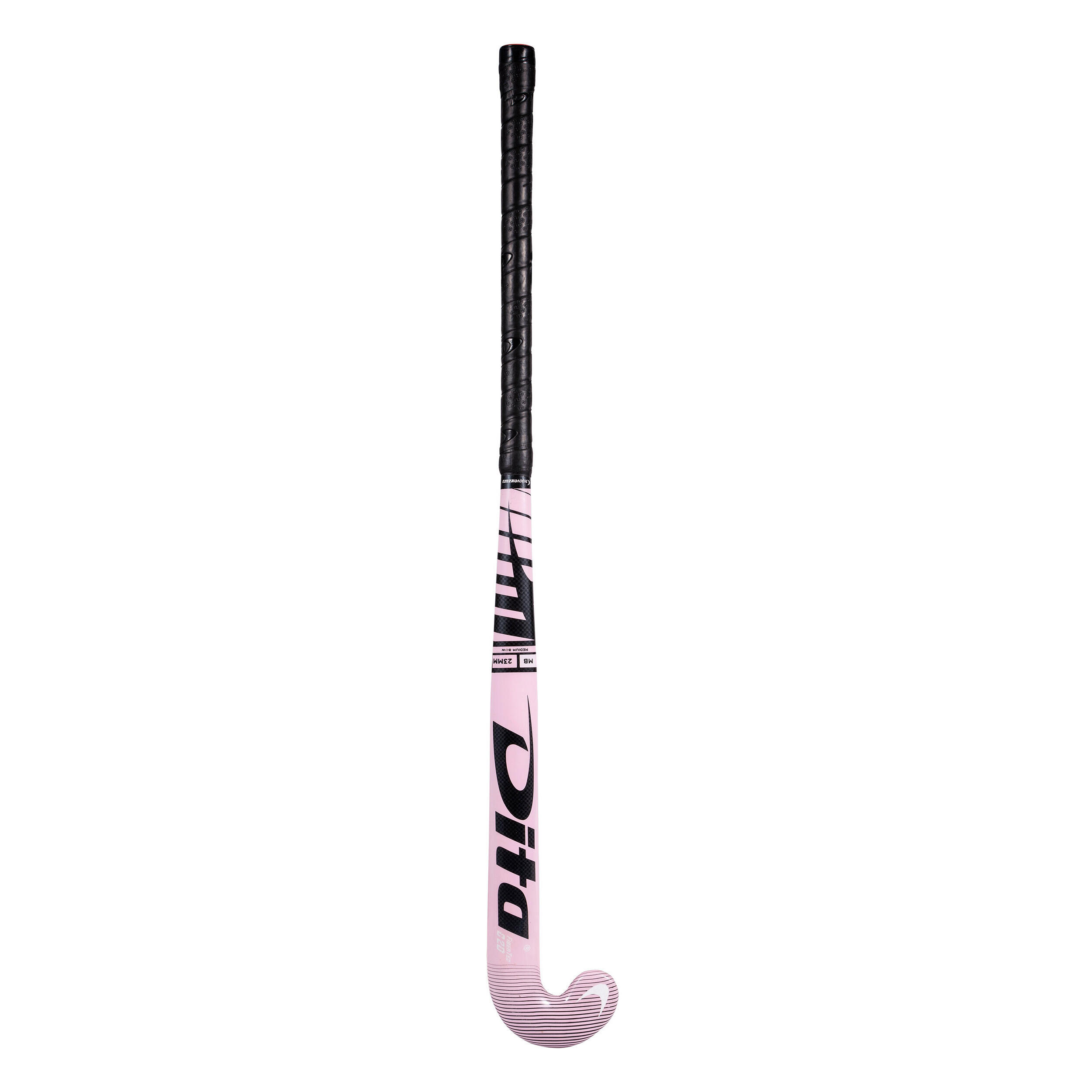 Youth Mid Bow Field Hockey Stick 20% Carbon FiberTec C20 - Pink 2/10