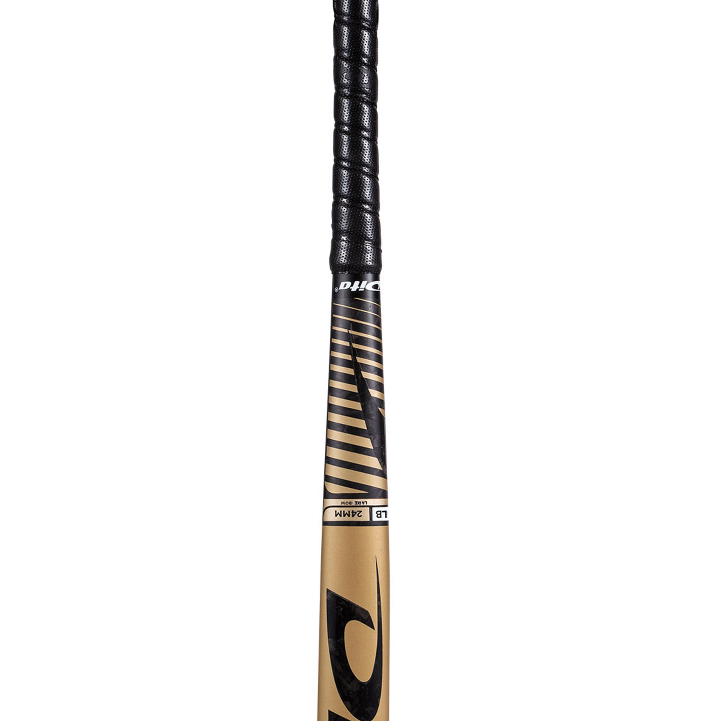 Bastone hockey su prato adulto Dita CarboTec C85 lowbow oro-nero 5/5