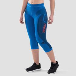 Malla trail running corta mujer Hoko Megamo azul