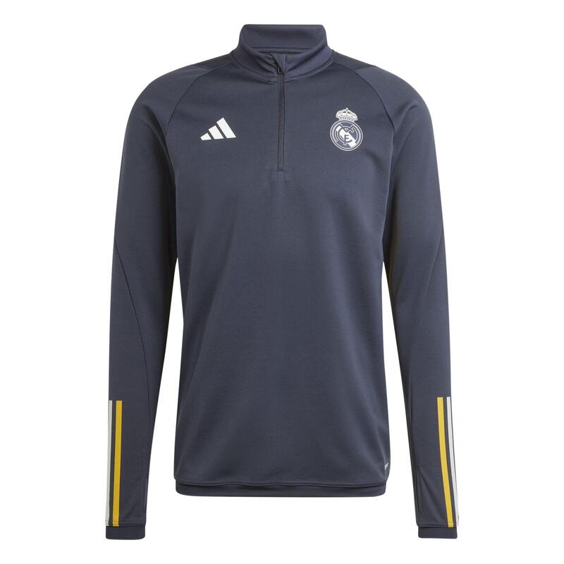 Bluză cu fermoar scurt Fotbal ADIDAS Replică Real Madrid 23/24 Adulți 