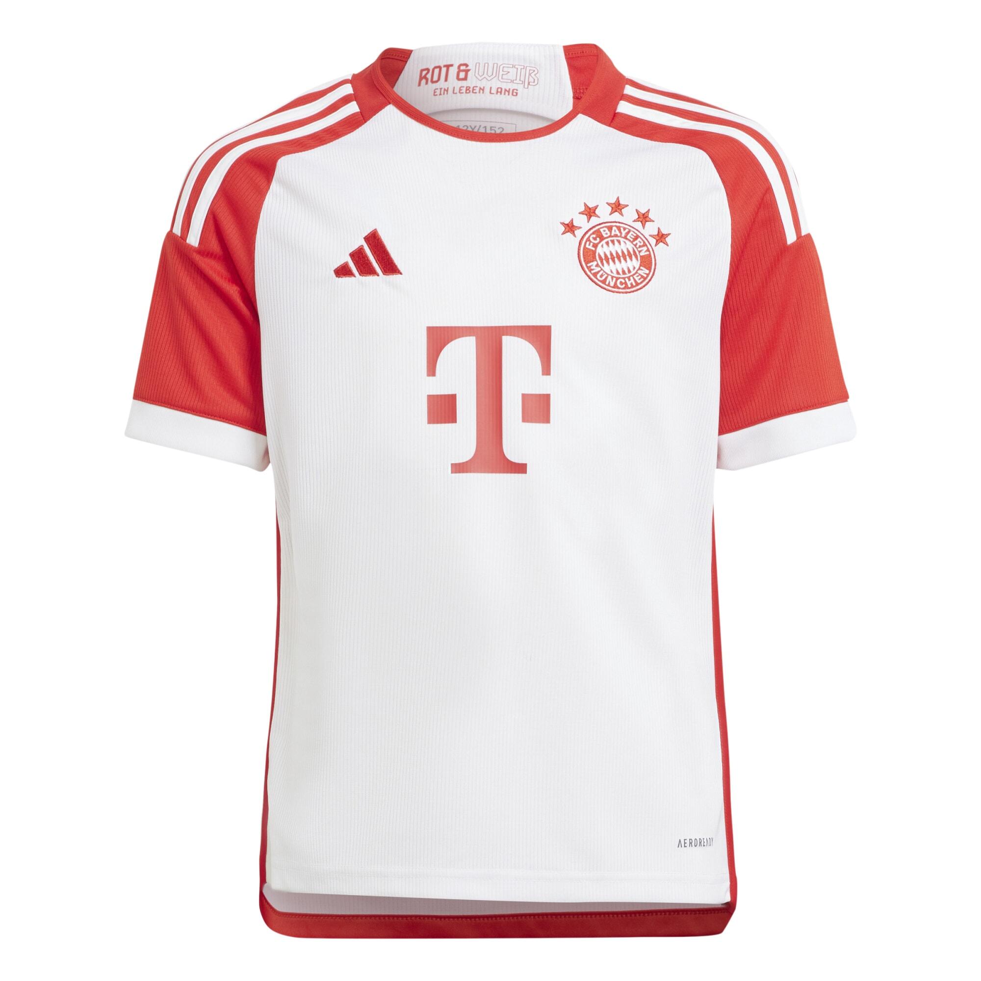 Adidas Kids' Bayern Munich Home Shirt - 2023/2024 Season