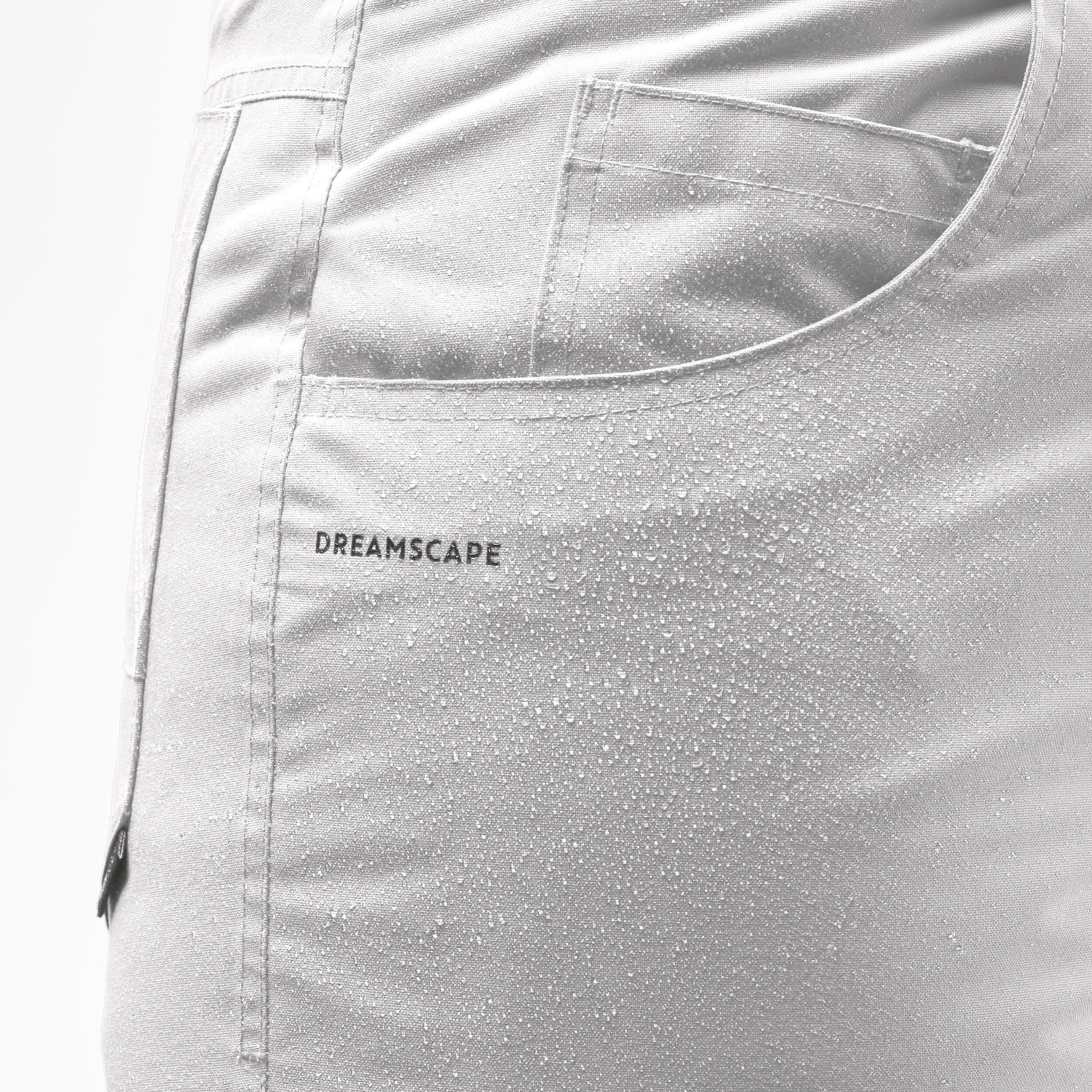 Pantaloni snowboard donna SNB500 bianchi 4/8