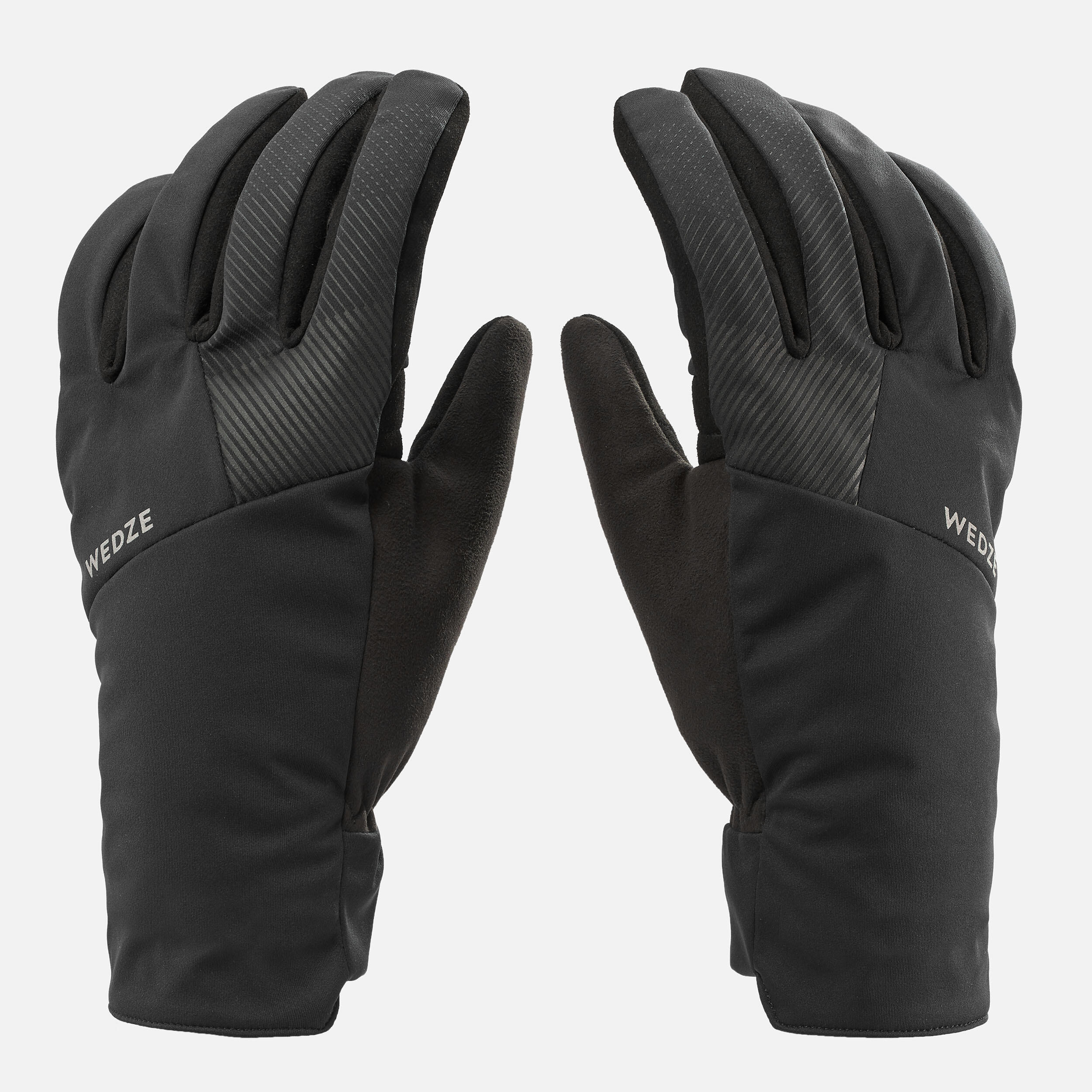 CrossCountry Ski Gloves 100 black Inovik Decathlon