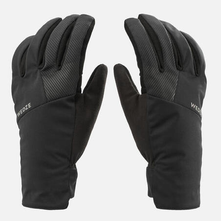 Рукавиці XC S GLOVE 100 для лижного спорту для дорослих чорні