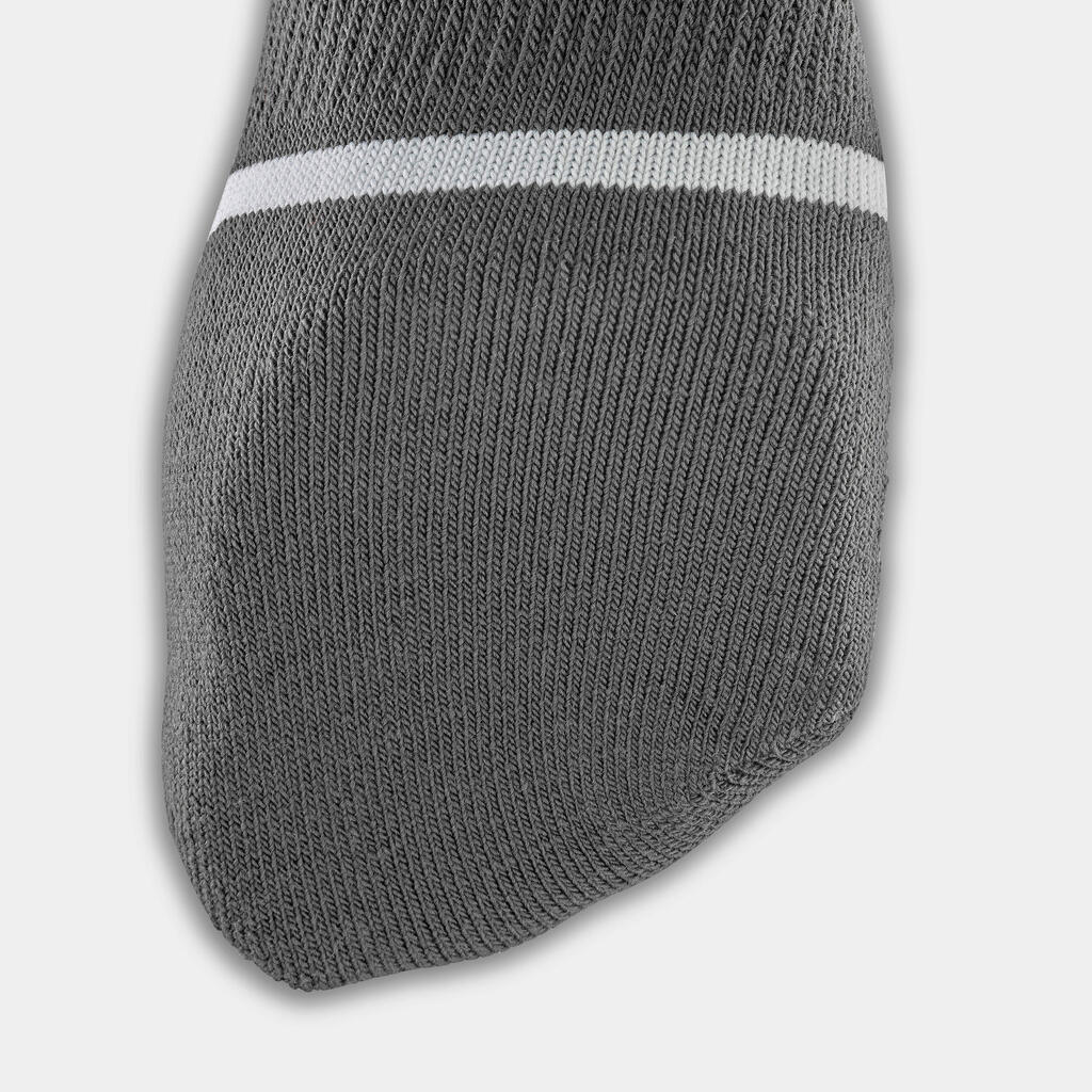 CHAUSSETTES DE SKI ET SNOWBOARD ADULTE - 100 WARM - GREY