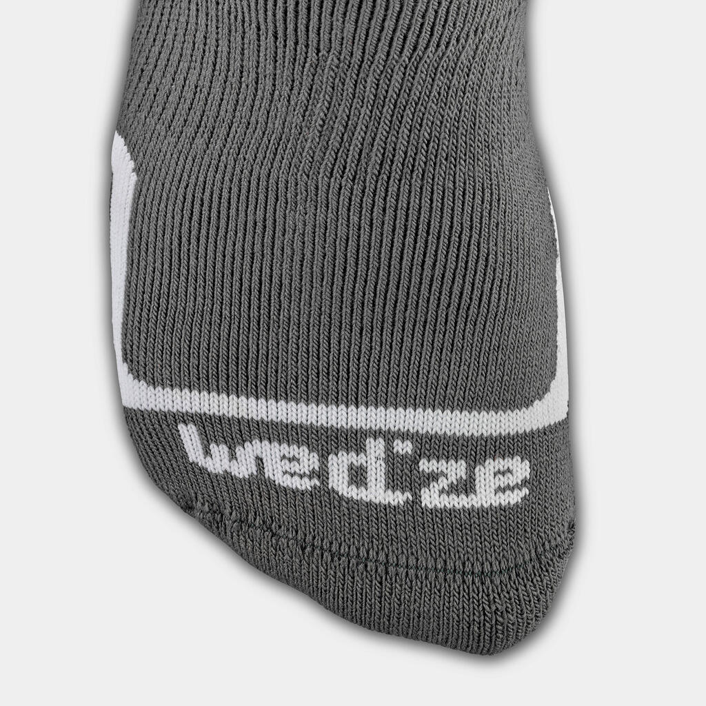 CHAUSSETTES DE SKI ET SNOWBOARD ADULTE - 100 WARM - GREY