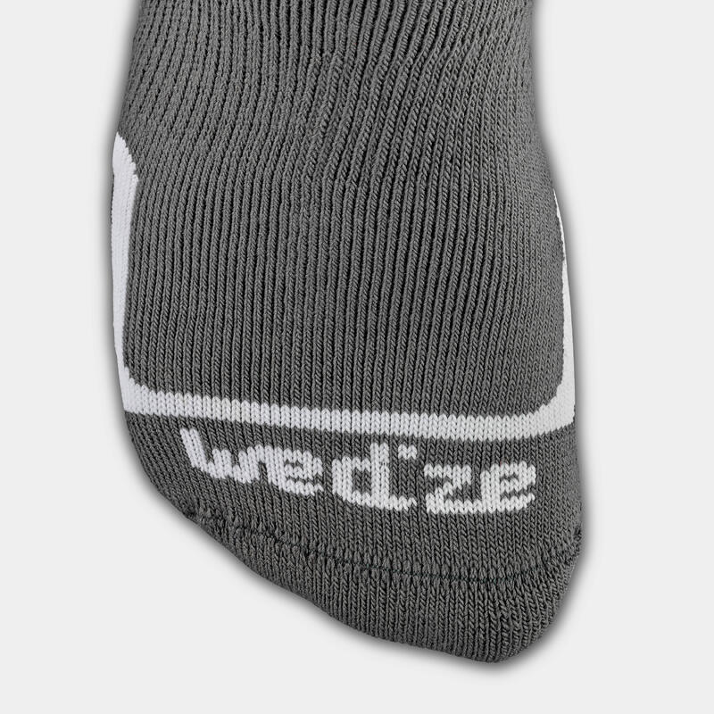 MEIAS DE SKI E SNOWBOARD ADULTO - 100 CINZENTO