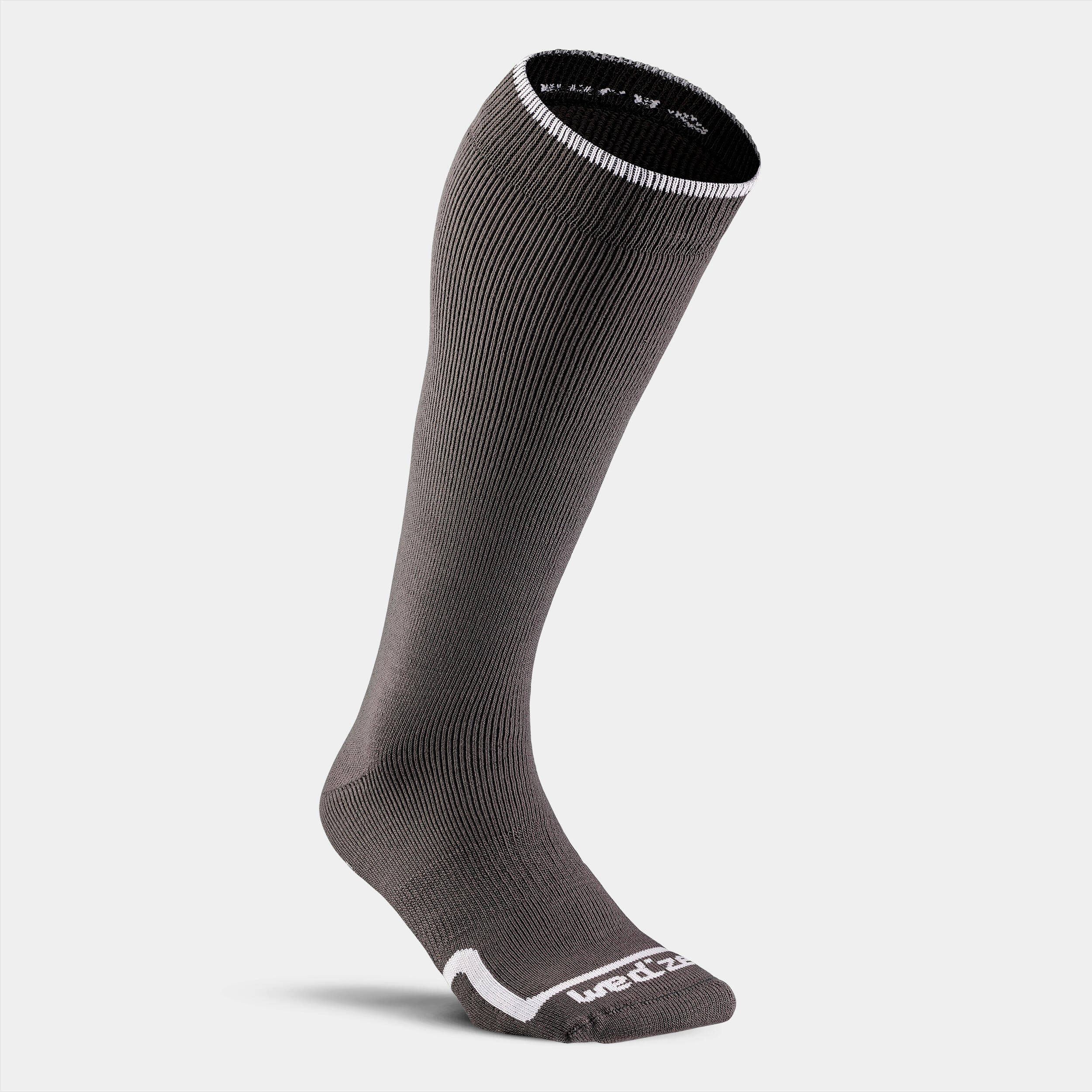 ADULT SKI AND SNOWBOARD SOCKS - 100 - GREY -  1