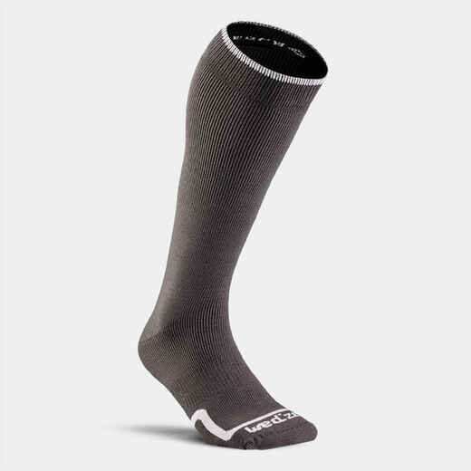 
      CHAUSSETTES DE SKI ET SNOWBOARD ADULTE - 100 WARM - GREY
  