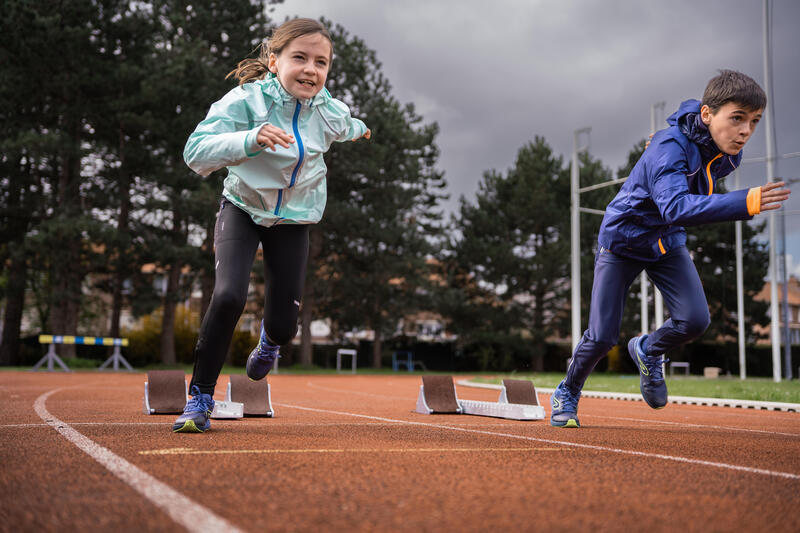 Legginsy do biegania dziecięce Kiprun Warm+