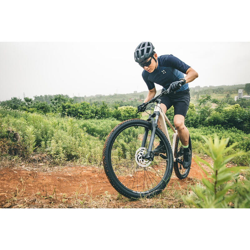 Fitted MTB Shorts Rockrider Race - Black