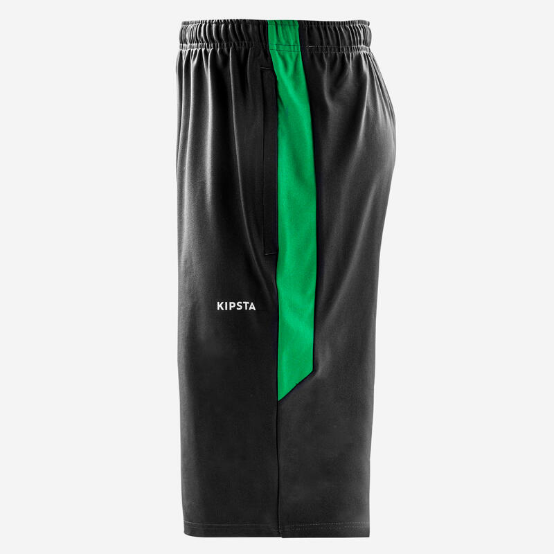 Pantaloncini lunghi calcio uomo VIRALTO CLUB verde-grigio