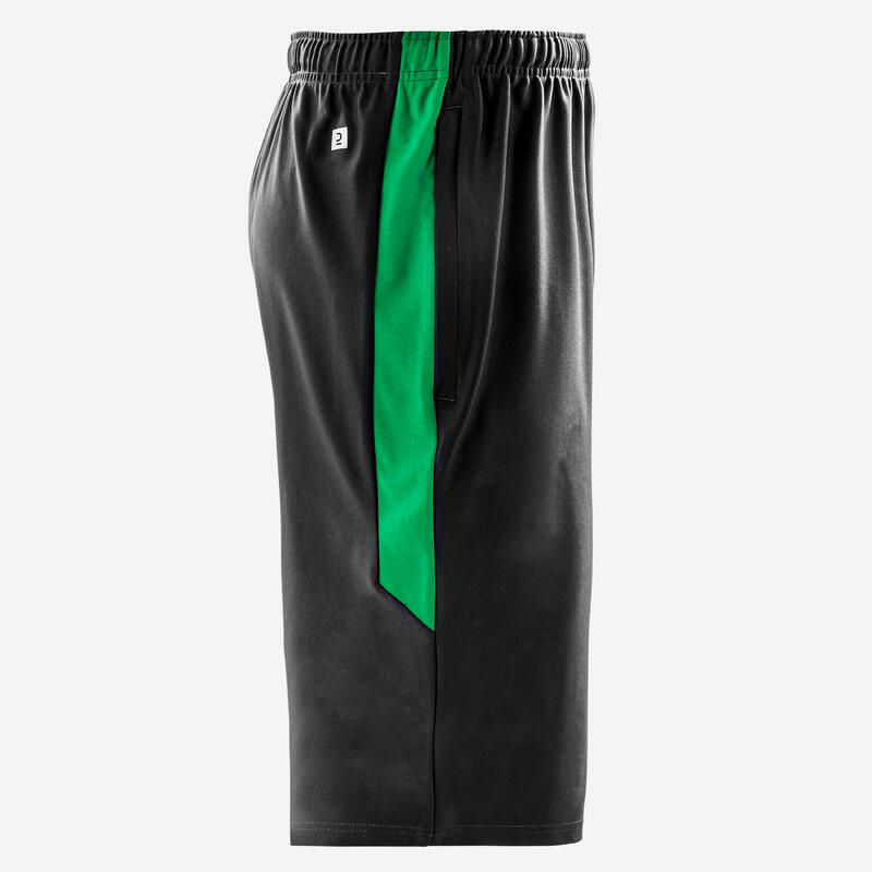 Pantaloncini lunghi calcio uomo VIRALTO CLUB verde-grigio