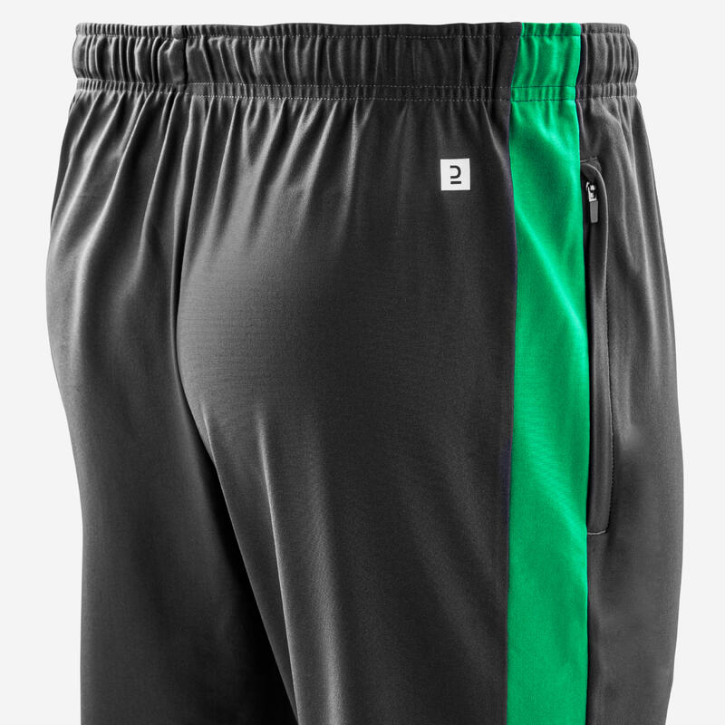 Pantalon de trening Fotbal VIRALTO CLUB Gri-Verde Bărbați 