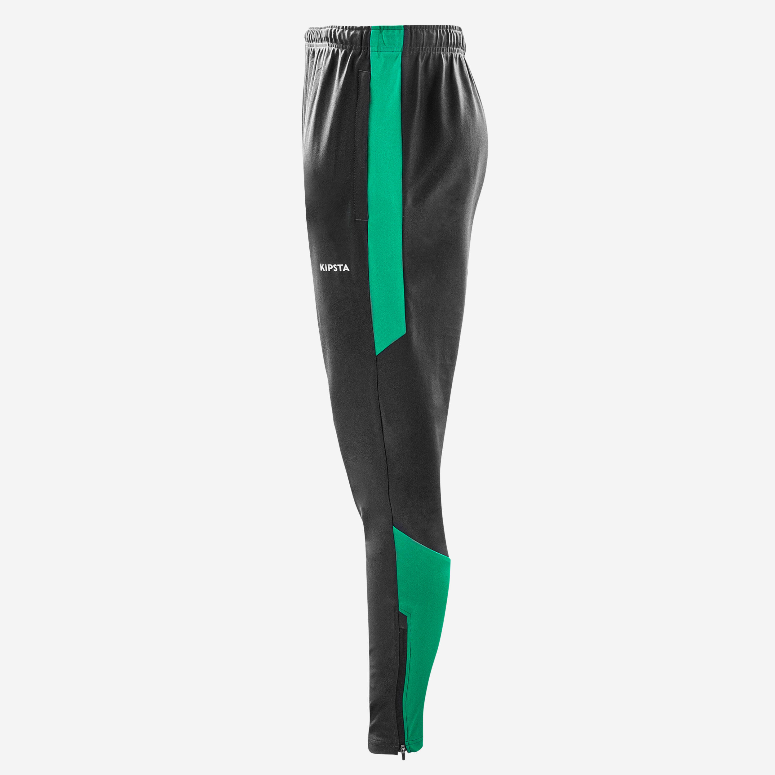 Pantalón de fútbol VIRALTO CLUB gris carbono y verde 4/17