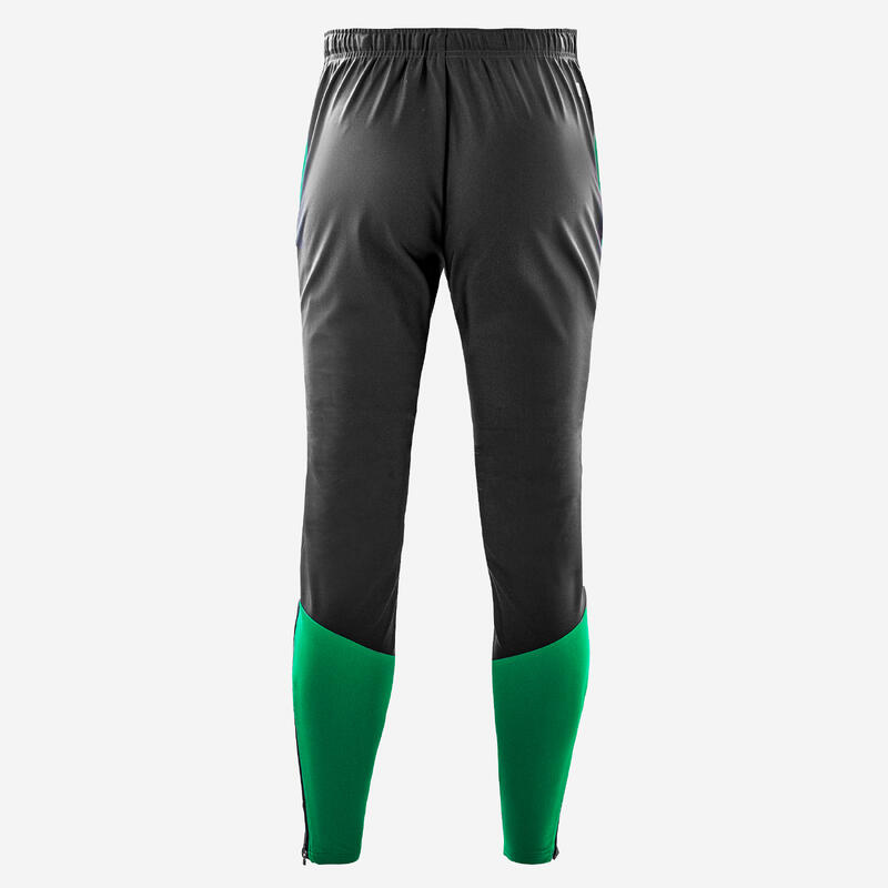 Pantalon de football VIRALTO CLUB gris carbone et vert