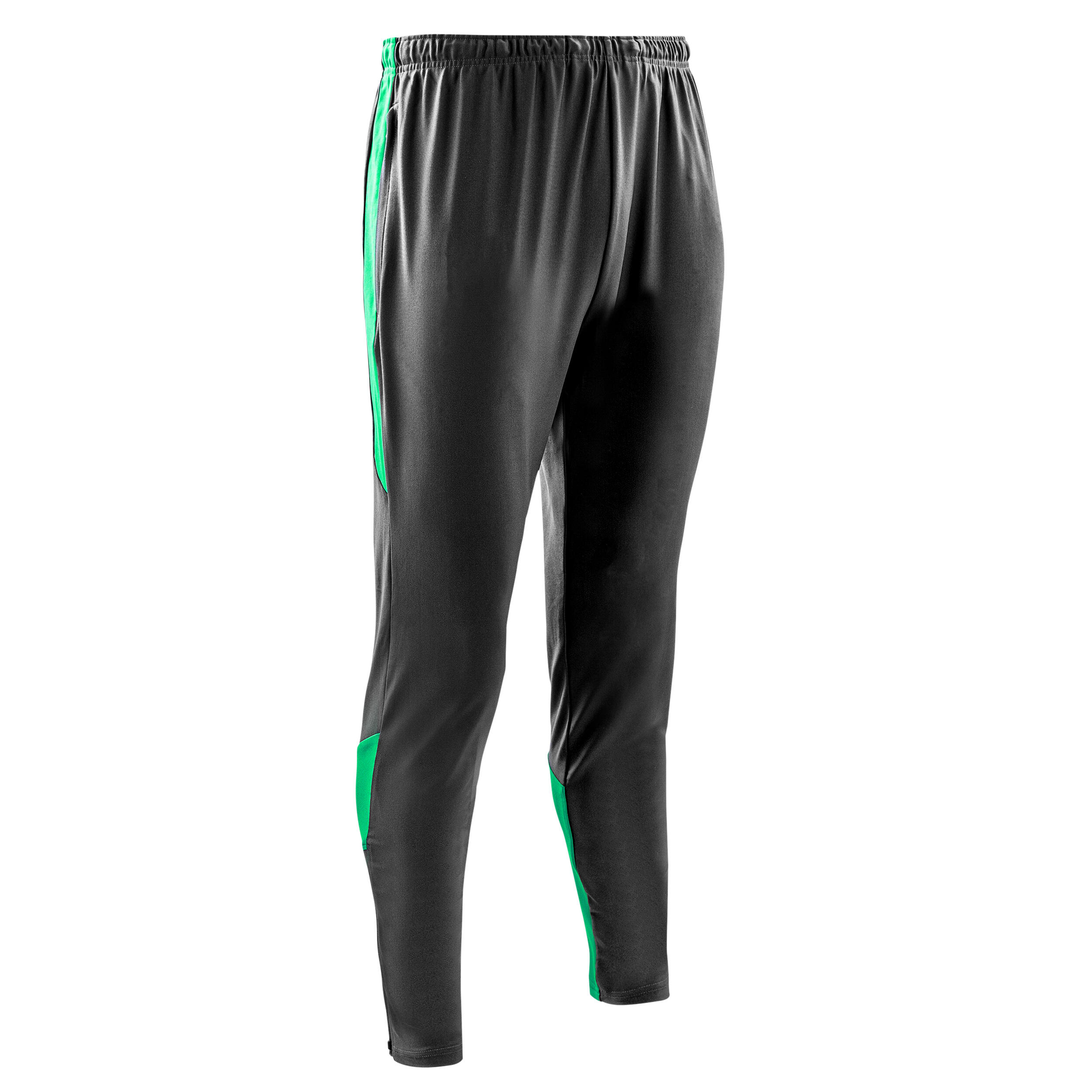 Pantalon de trening Fotbal VIRALTO CLUB Gri-Verde Bărbați barbati imagine noua