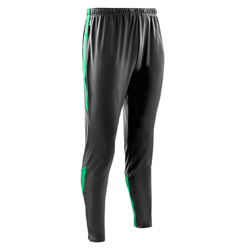 Pantalon de football VIRALTO CLUB gris carbone et vert