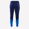 Pantalón de fútbol VIRALTO CLUB azul marino y azul.