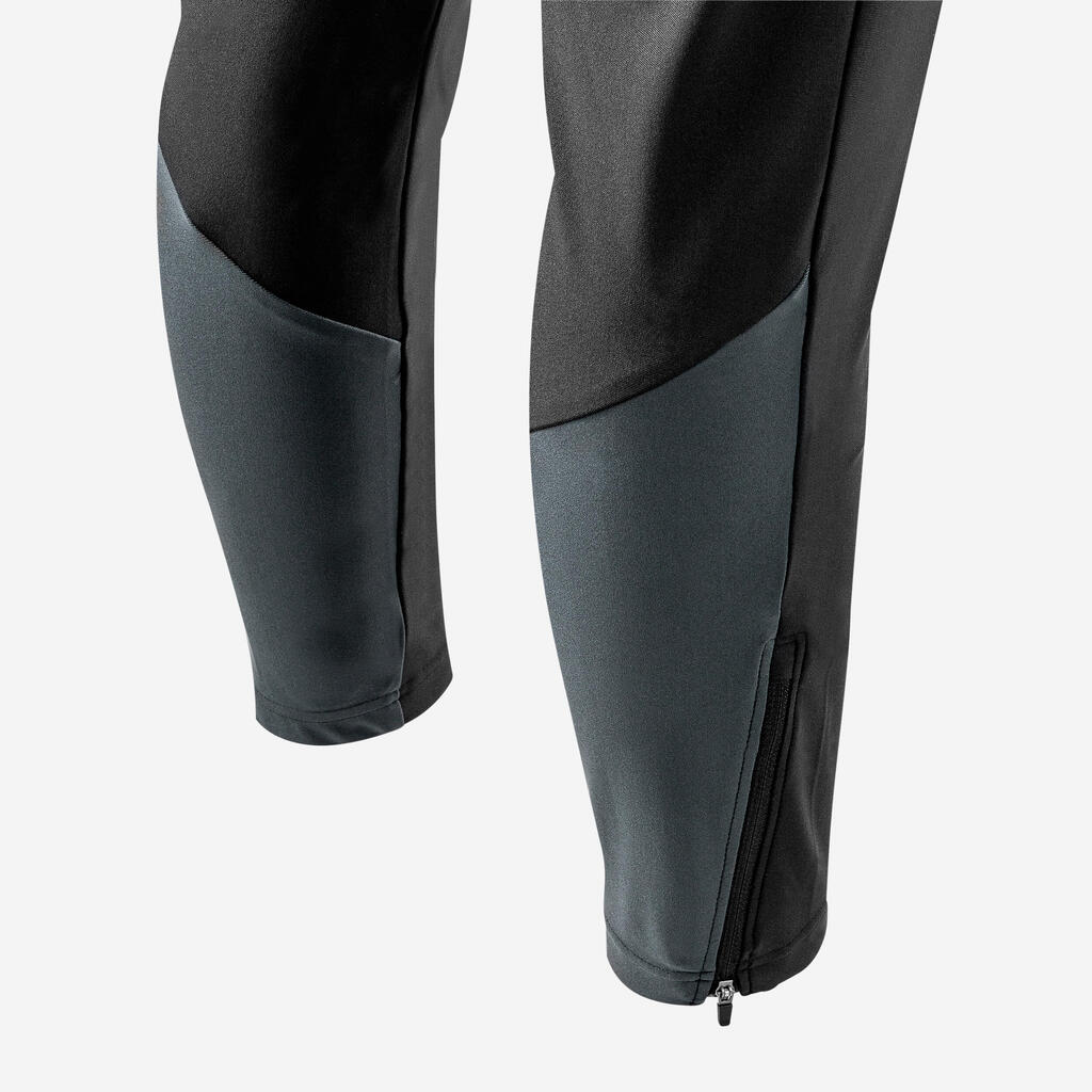 Pantalón de futbol gris carbono y negro Viralto Club