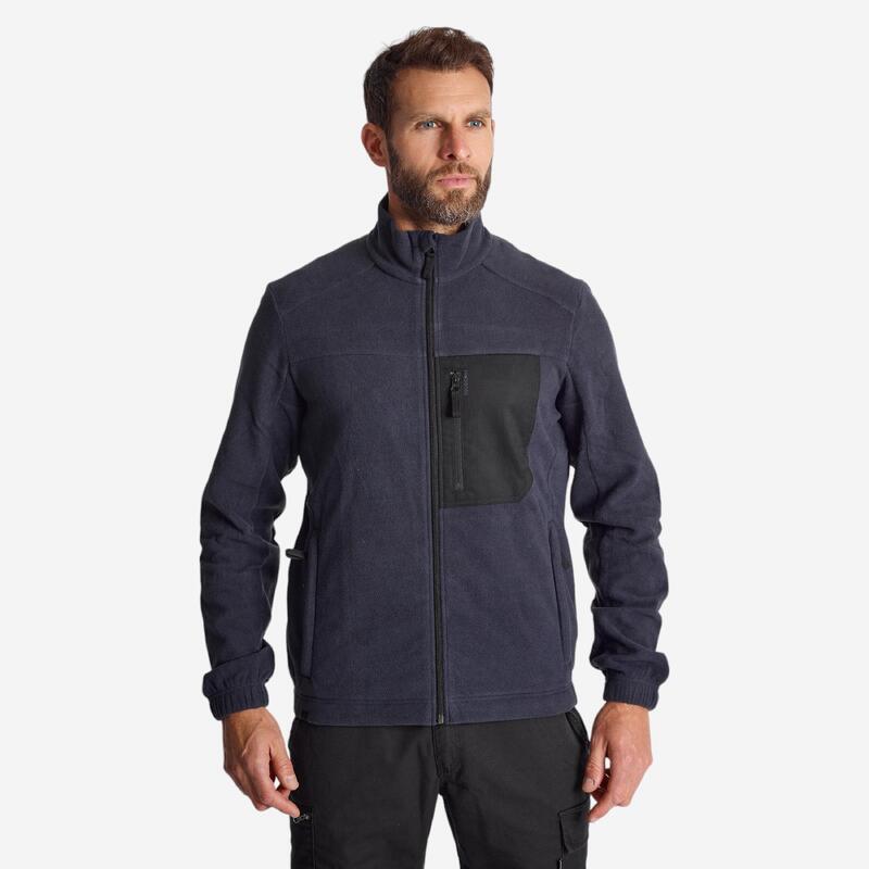 Fleecejacke 500 blau