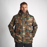 WARM WATERPROOF JACKET 100 CAMO WOODLAND