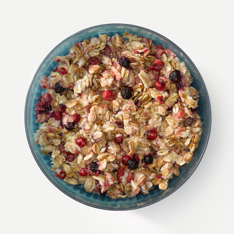 Comida deshidratada de camping desayuno Muesli con frutos rojos 100 gr Forclaz