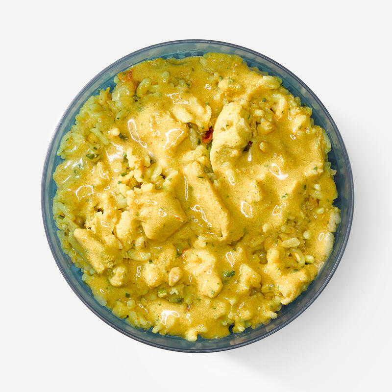 Vriesdroogmaaltijd kip met rijst en curry glutenvrij 120 g