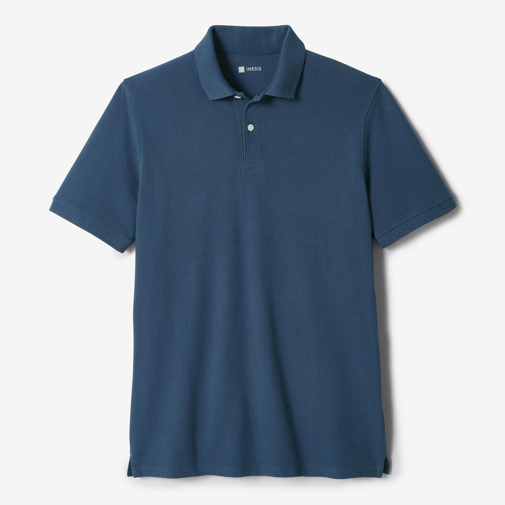 Golf cotton short sleeve polo shirt beige