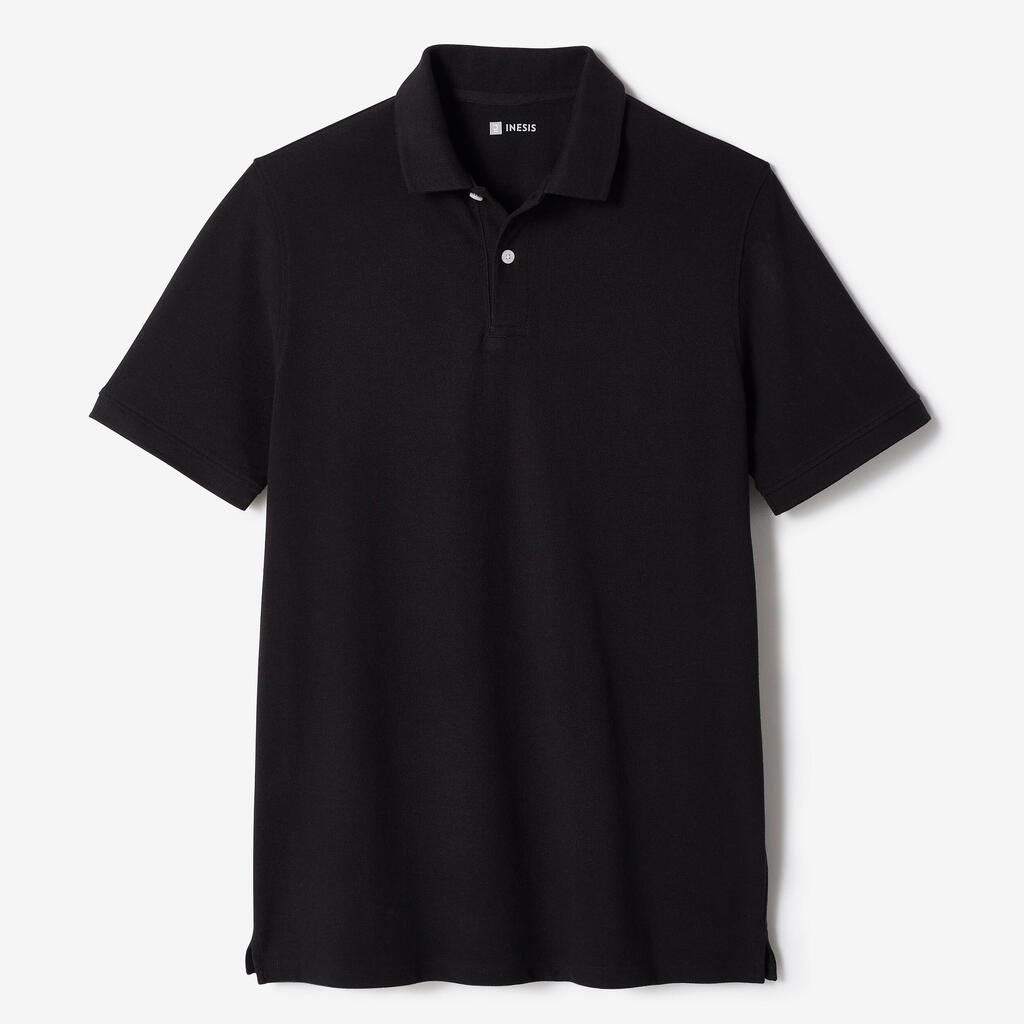 Men's golf cotton short-sleeved polo shirt - MW500 Forest green