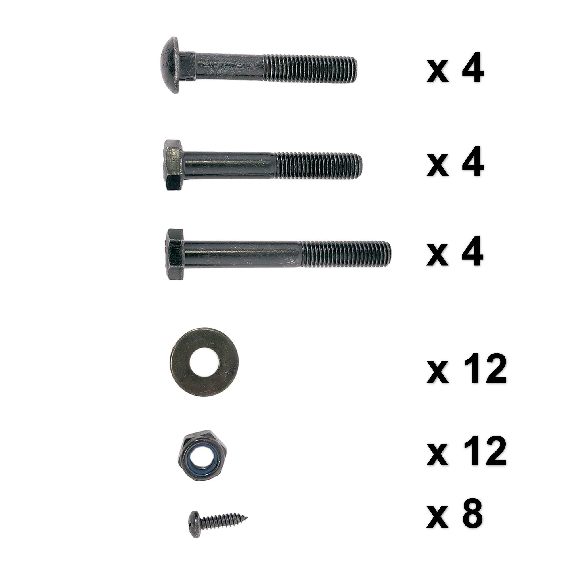 Ensemble de vis pour support de rangement de musculation - CORENGTH