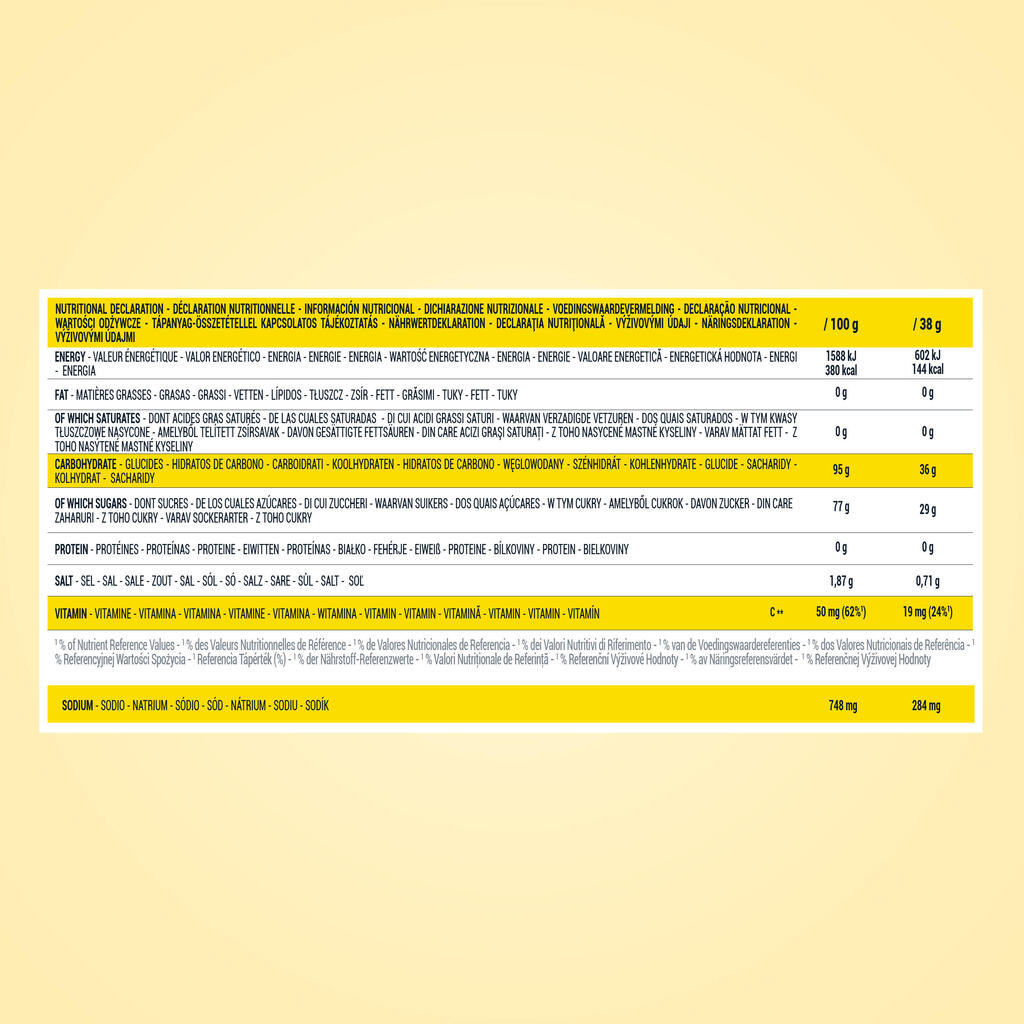 ISOTONIC ORGANIC DRINK ISO 480G - LEMON